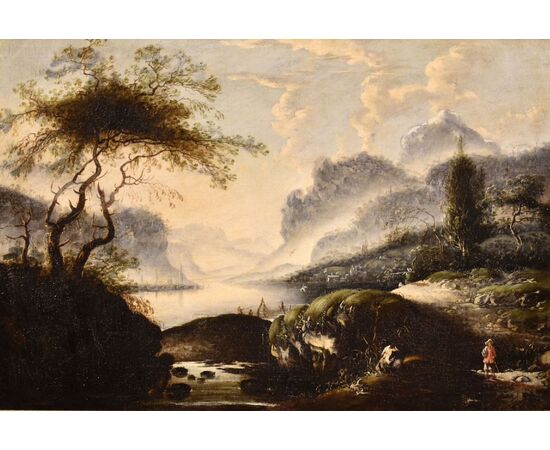 Paesaggio invernale, Hans de Jode (L'Aia, 1630 – Vienna, 1663)