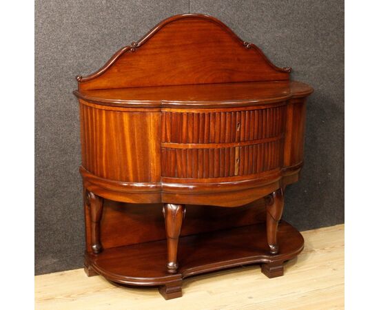 French dresser in mahogany wood from 20th century