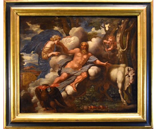 Il mito di Giove, Io e Giunone, Giovanni Angelo Canini (Roma, 1608 – Roma, 1666)  