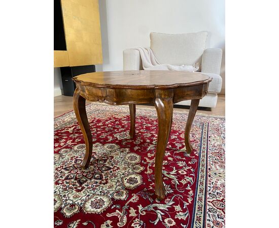 Piccolo tavolino da centro in radica - coffee table - H 46.5 cm