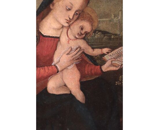 Dipinto: "Madonna con Bambino", Toscana, '800