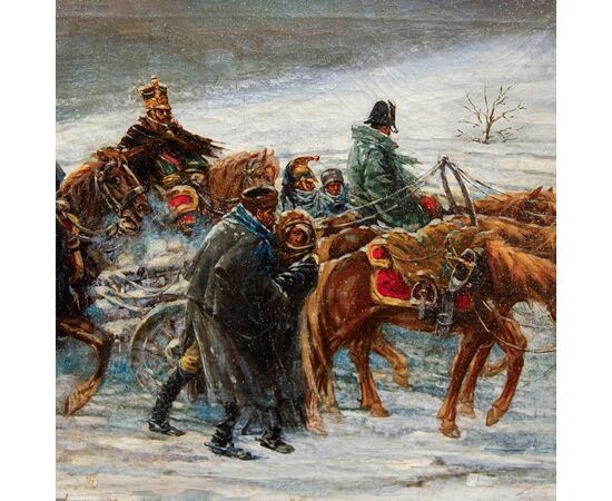 Felician von Myrbach-Rheinfeld (1853 – 1940), Passaggio di Napoleone e il suo esercito sulla Beresina