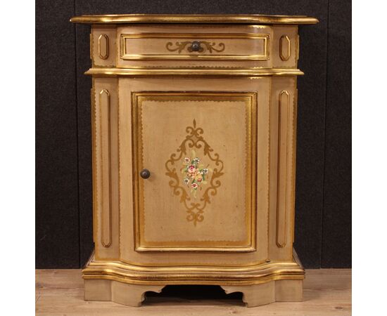 Tuscan lacquered and painted sideboard 
