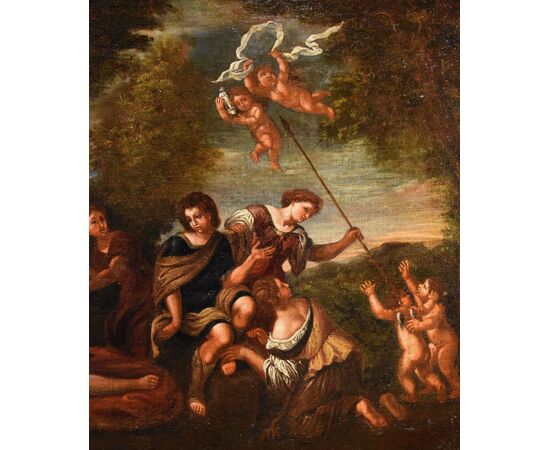 Diana e le ninfe sorprese da Atteone, Francesco Albani (Bologna 1578 - 1660), bottega di