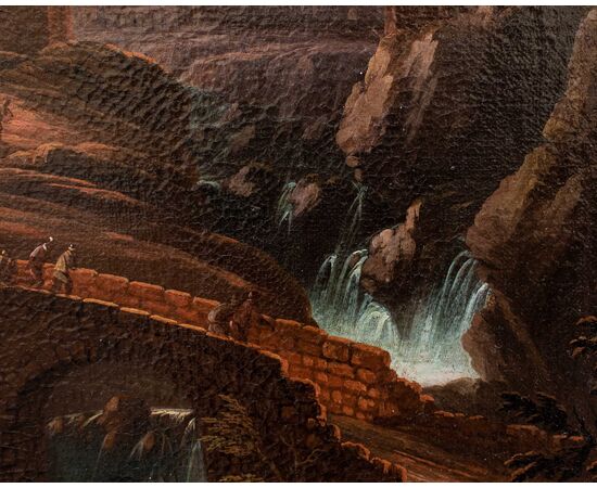 Giovanni Grevenbroeck, detto il Solfarolo (1650 – ?, post 1699), Scena di incendio con rovine architettoniche