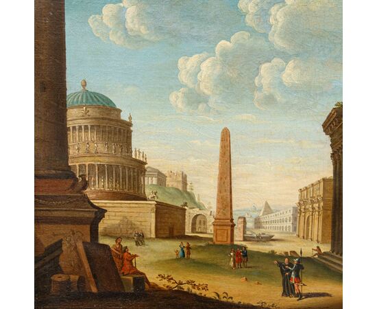Pierre Antoine Demachy (1723 - 1807), Capriccio architettonico