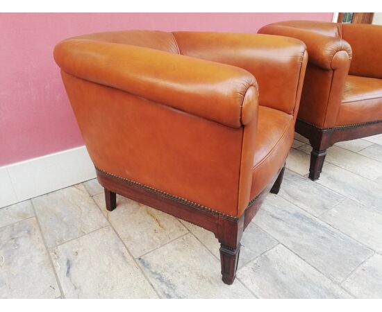 Pair of 40s armchairs     