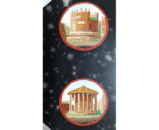 Fermacarte in micromosaico romano
