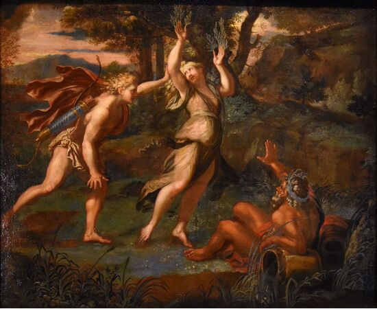 Il mito di Apollo e Dafne, Giovanni Angelo Canini (Roma, 1608 – Roma, 1666)  