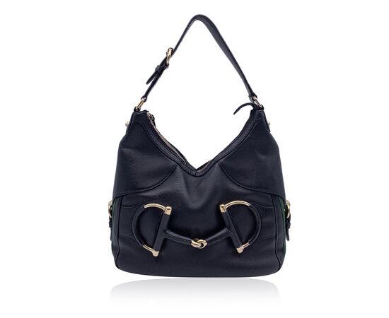 GUCCI Borsa Hobo in Pelle Col. Nero Heritage M