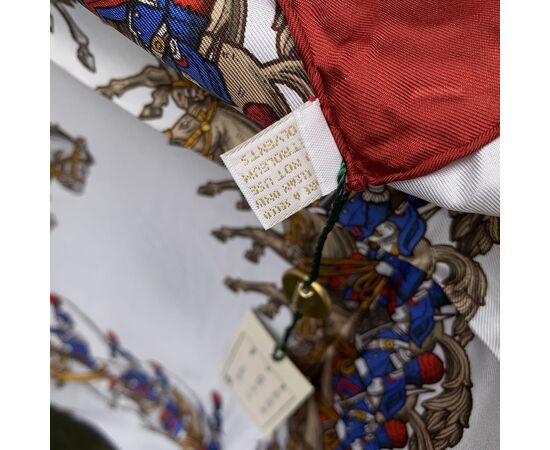 GUCCI Foulard Vintage in Seta Col. Rosso