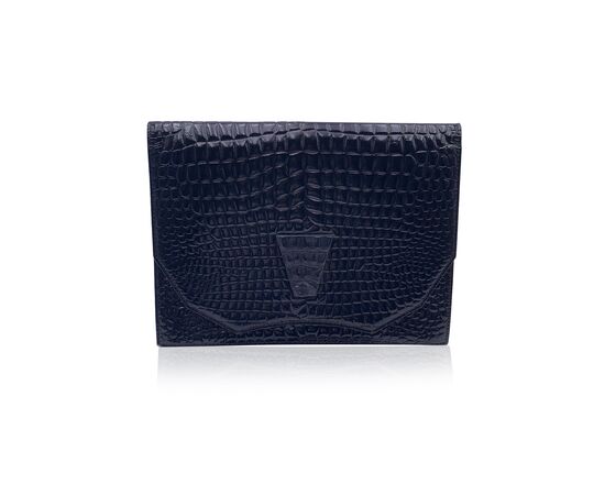 YVES SAINT LAURENT Pochette Vintage in Pelle Lucida Col. Nero S