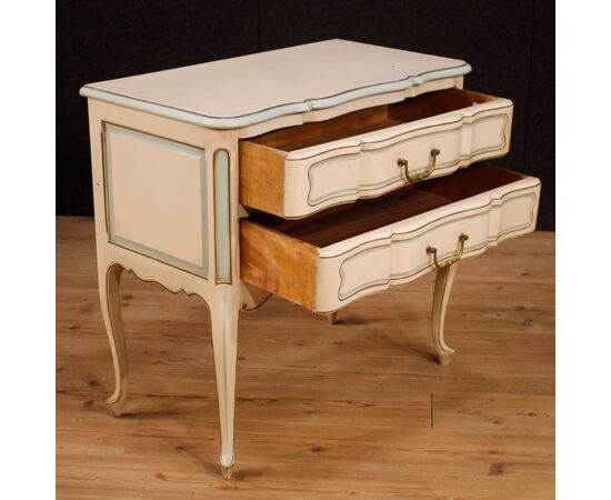 French lacquered and painted dresser from 20th century