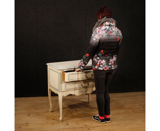 French lacquered and painted dresser from 20th century