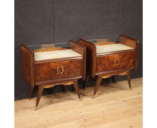 Pair of design bedside tables from the 50s