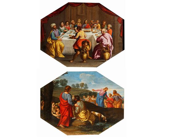 Scuola Veneta, XVII secolo, scene della vita di Cristo