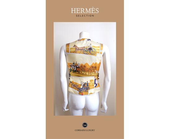 Gilet in pelle Hermès