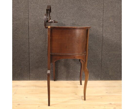 English dressing table in inlaid wood from 20th century