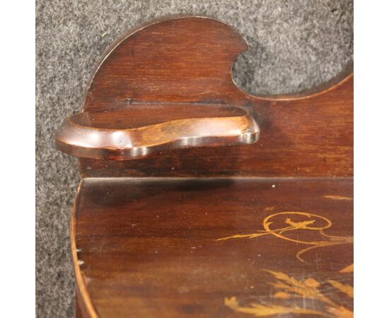 English dressing table in inlaid wood from 20th century