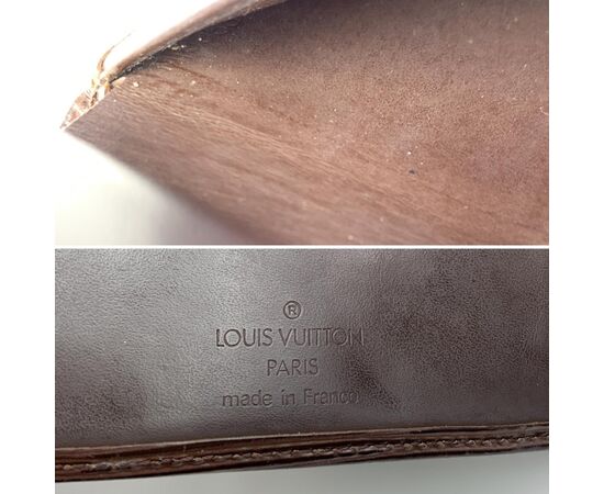 LOUIS VUITTON Portafoglio in Pelle Col. Marrone Compact Wallet M
