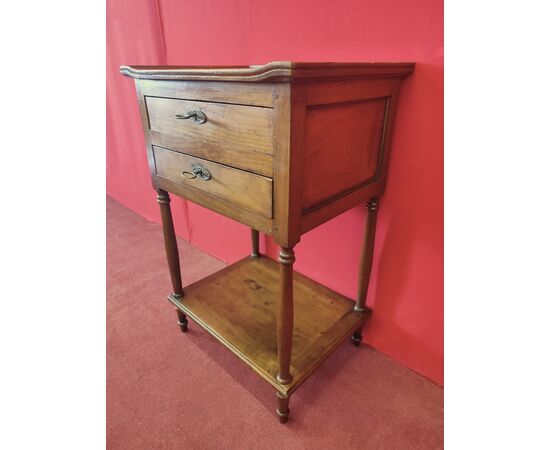 Two drawer bedside table