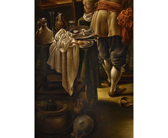 Allegra compagnia in un interno, Jacob Duck (Utrecht, 1600 - 1667) attribuibile