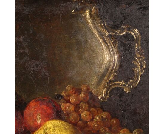 Italian painting still life from the 20th century