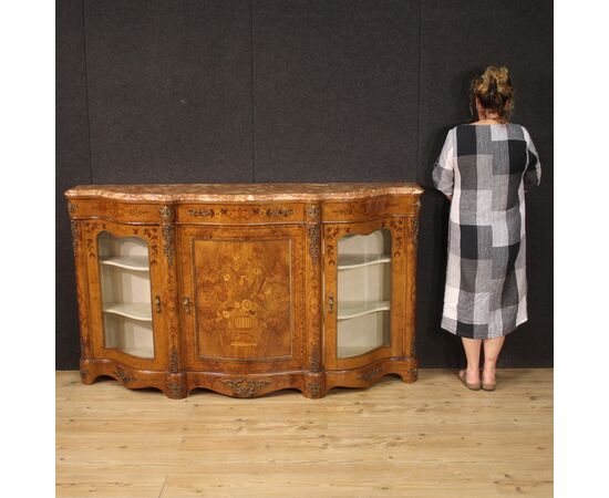 Great Napoleon III style French inlaid sideboard