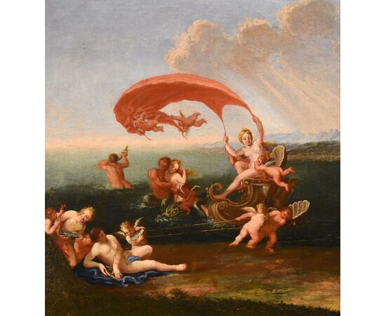Il trionfo della ninfa Galatea (o Allegoria dell’acqua), Francesco Albani (Bologna 1578 - 1660) Cerchia di