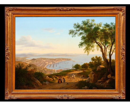 Giuseppe Canella (Verona 1788 - Florence 1847) - View of Trieste     