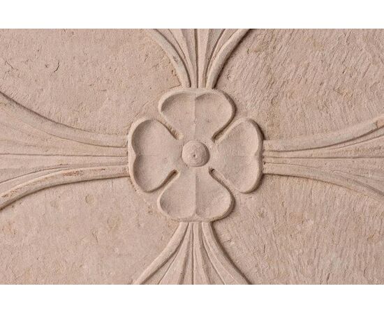 Antique Cast Architectural Mogul Stone Panel     