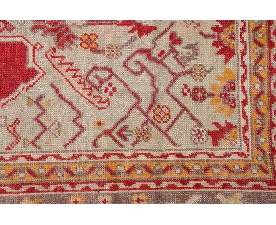 Antique Large Turkish Oushak Rug from Private Collection     