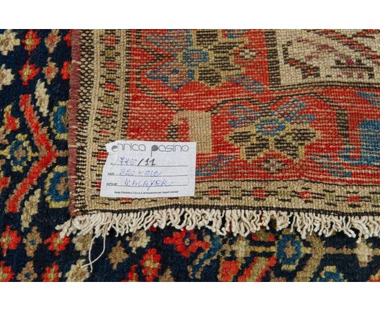 Antique MALAYER carpet &quot;botteh&quot; design (almond)     