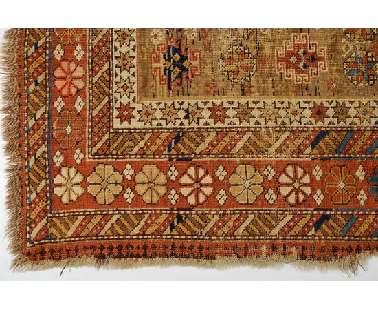 Fragment of an ancient Caucasian carpet SHIRVAN     