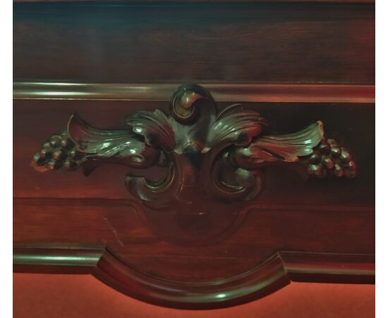 Rosewood bed one and a half square