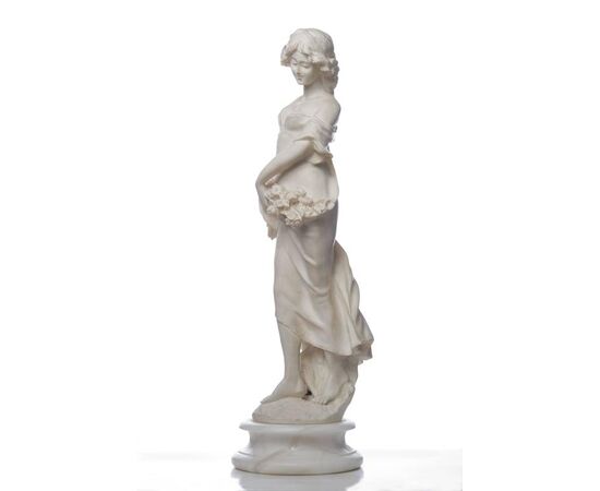 Gorgeous &quot;Primavera&quot; marble statue     