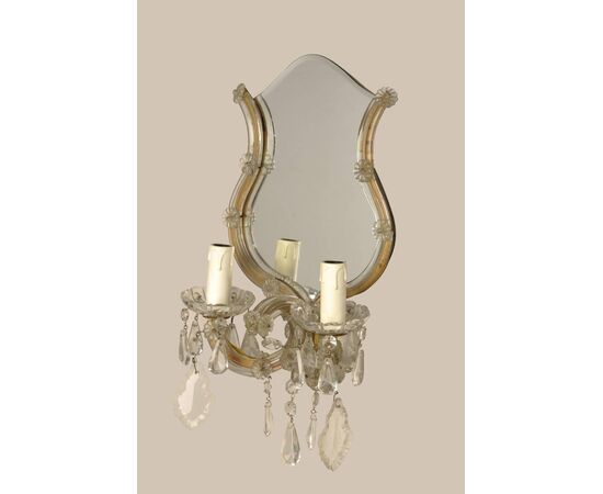 Pair of classic Murano appliques     