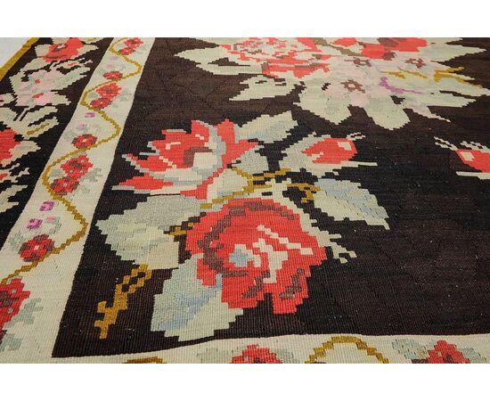 Old Caucasian kilim GAREBAGH (or KAREBAGH)     