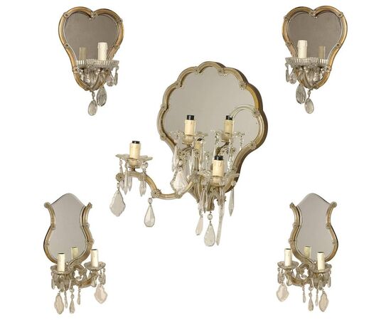 Pair of classic Murano appliques     