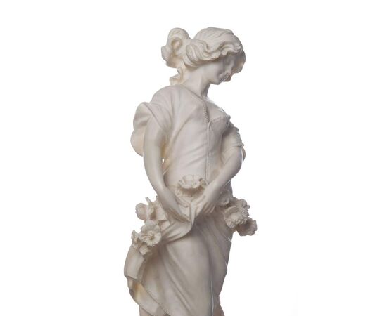 Gorgeous &quot;Primavera&quot; marble statue     