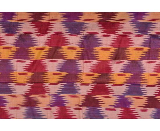 Antique IKAT silk panel from UZBEKISTAN     