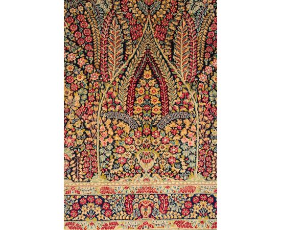 KIRMAN Ravar carpet with prayer design (n.148)     