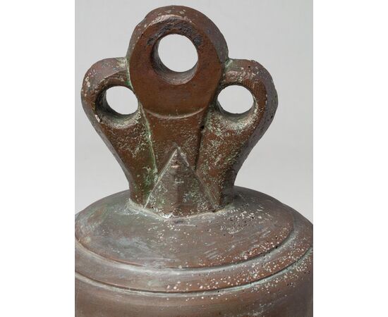 Ancient Italian bronze bell - ref. O / 5088     