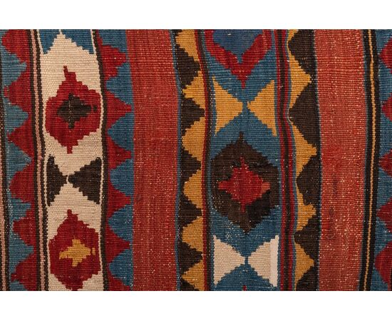 Old manufacture Caucasian kilim SHIRVAN - nr. 896 -     