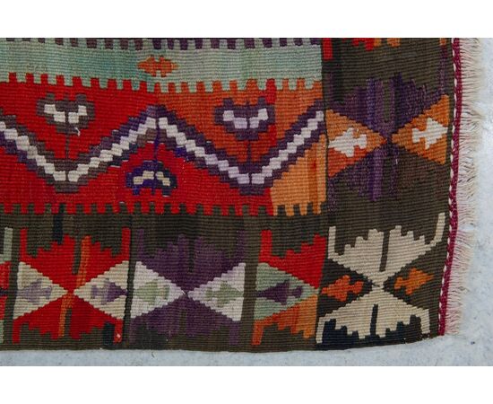 Large antique Turkish kilim SIVAS - nr. 155     