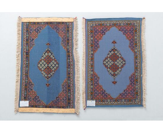 Pair of Persian KUM or GHUM carpets - nr. 485 and 486 -     