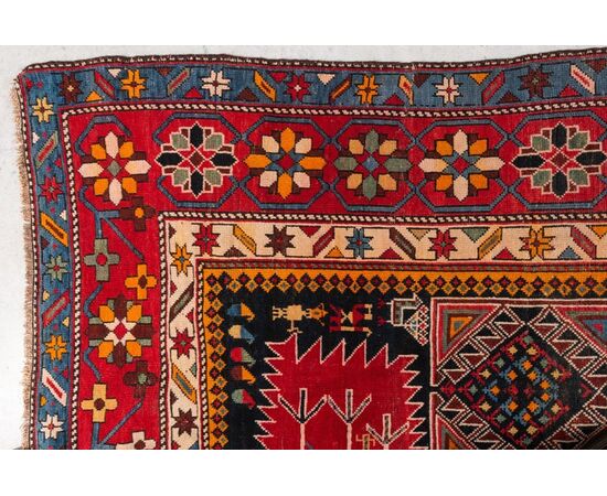 Antique SHIRVAN carpet from private collection -     