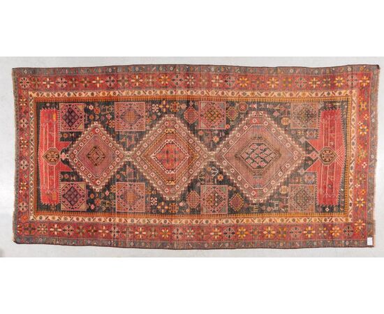 Antique SHIRVAN carpet from private collection -     