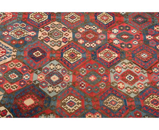 Antique Caucasian kilim SHIRVAN - n. 696.     