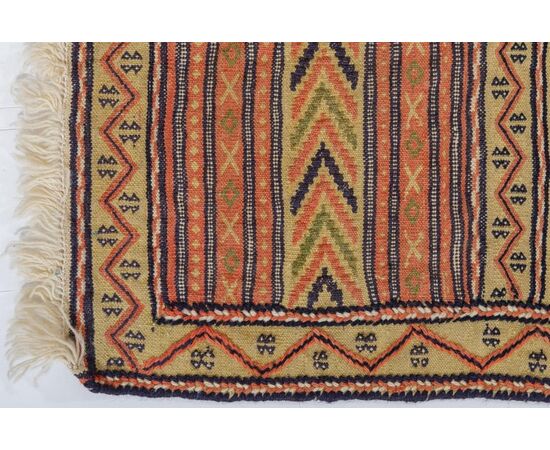 Particular Iranian &quot;soffreh&quot; kilim - n. 758     